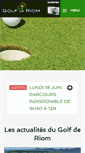 Mobile Screenshot of golfderiom.fr